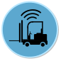 forklift safety solution including vehicle tracking